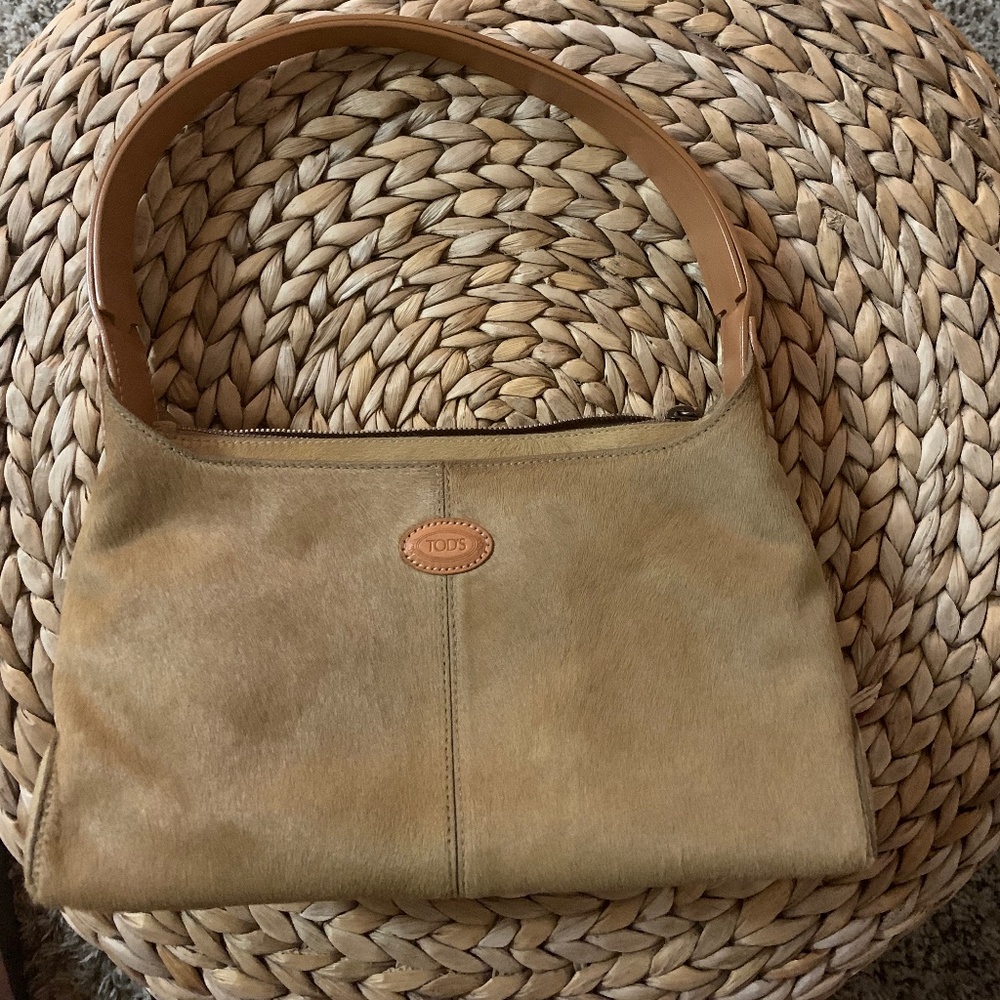 Tod’s pony hair bag